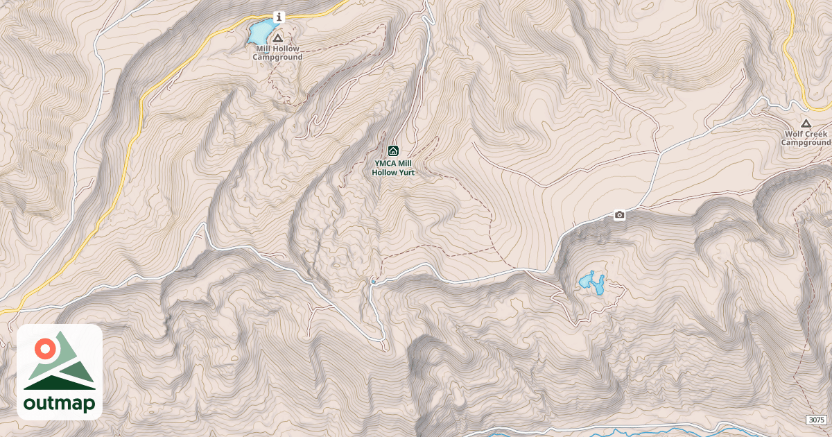 Map of DUCHESNE RIDGE