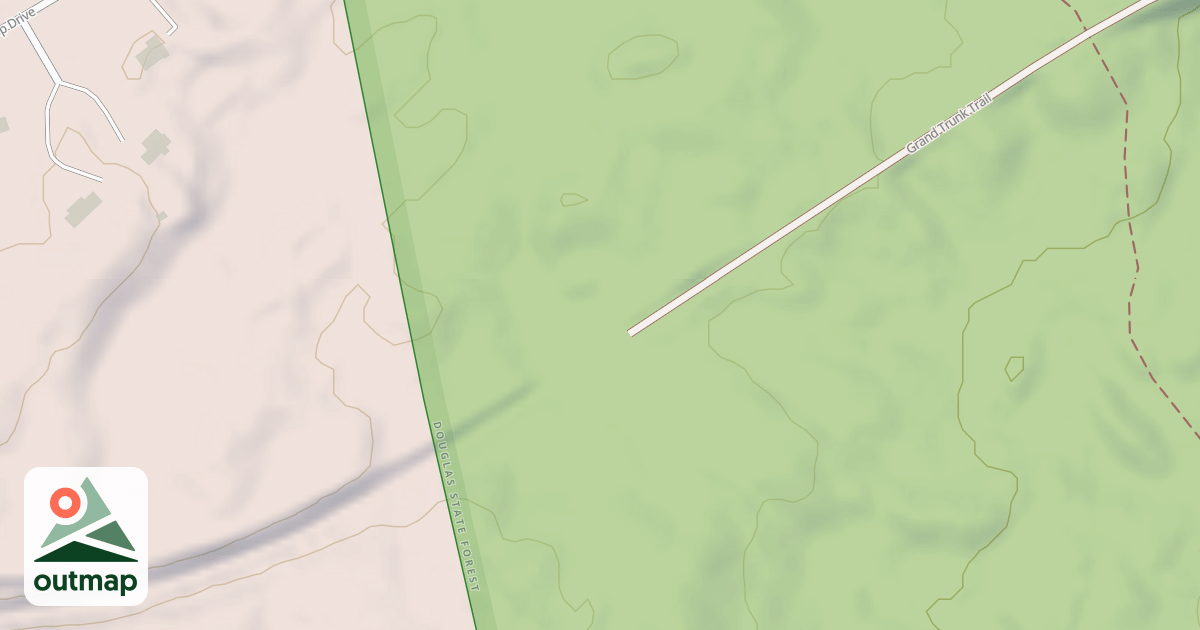 Map of Grand Trunk Trail