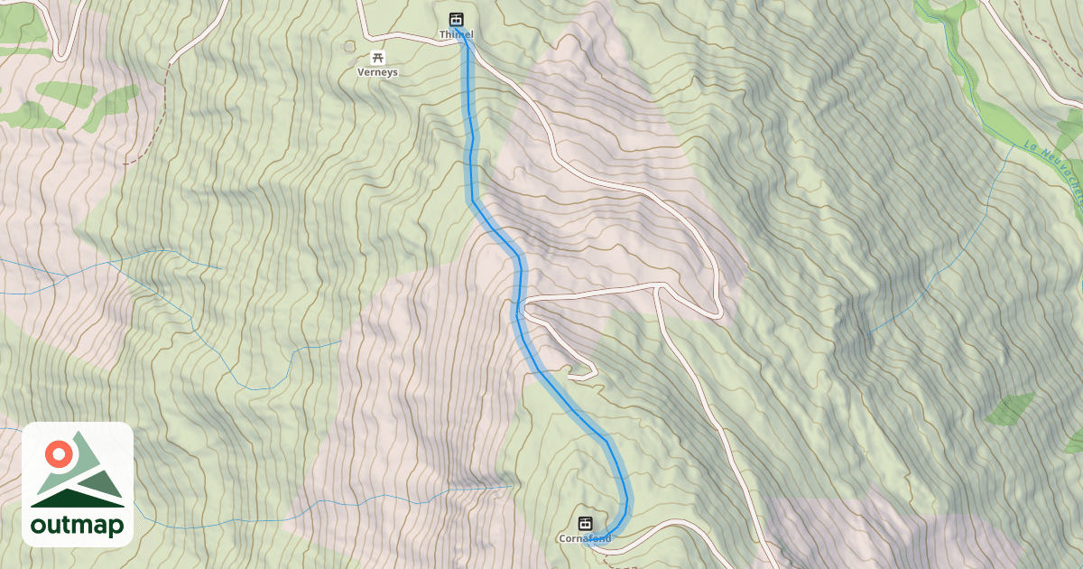 Map of Bouquetin