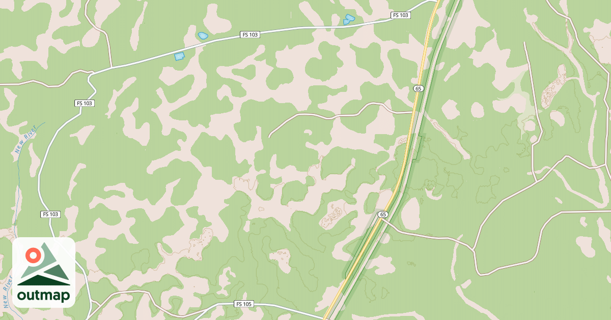 Map of USFS National Forest System Roads {8439DD38-ECC2-463A-BCDB-89EE63891D09}