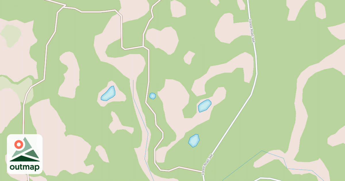Map of USFS Motor Vehicle Use Map Roads {D8D9B551-D5BA-409D-AB2D-1CB6D2FF0879}