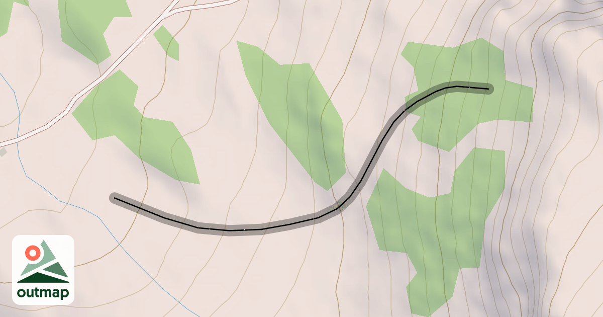 Map of Cougar Chutes
