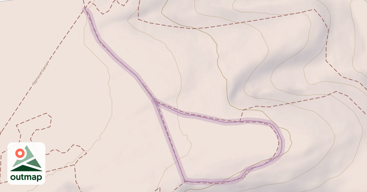 Map of Pine Loop