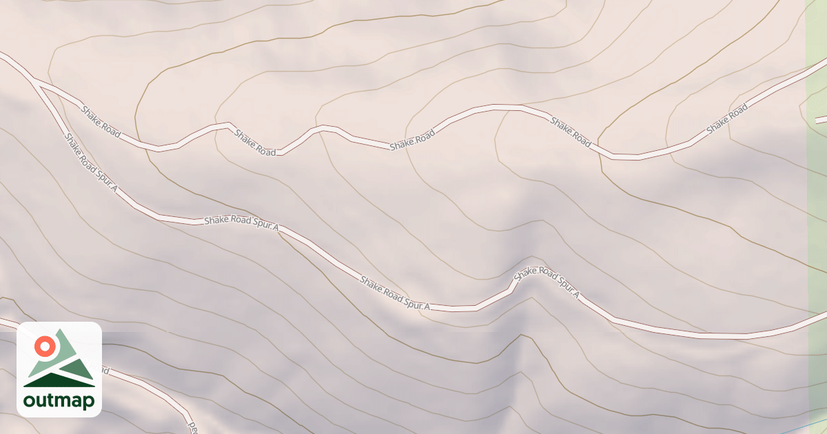 Map of SHAKE SPUR A