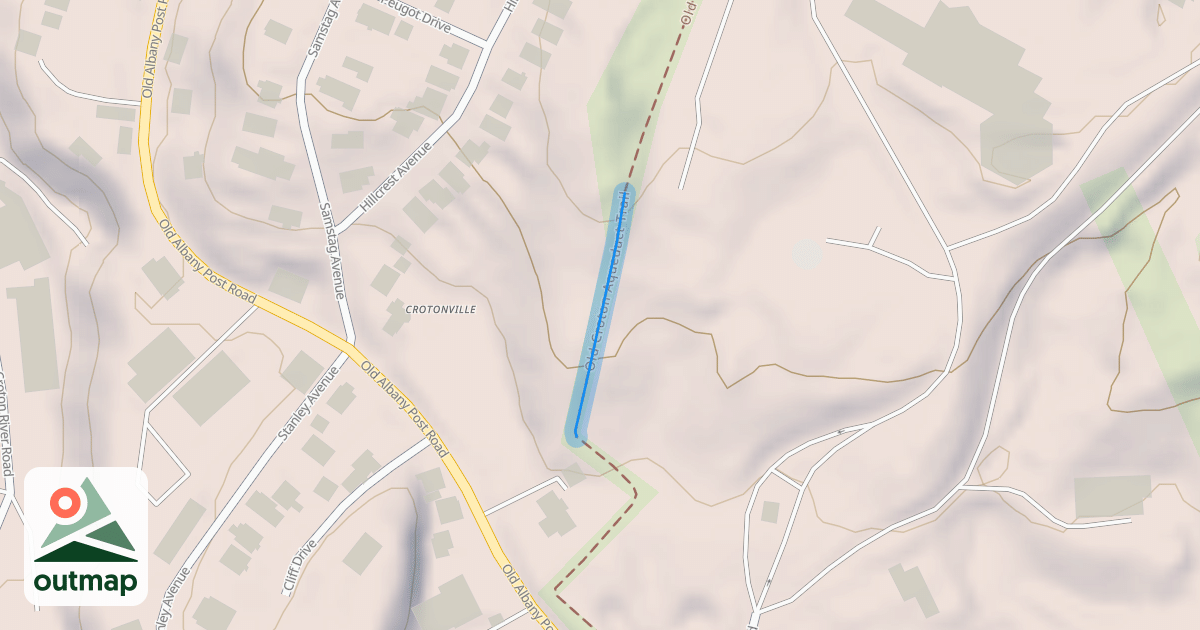 Map of Old Croton Aqueduct Trail