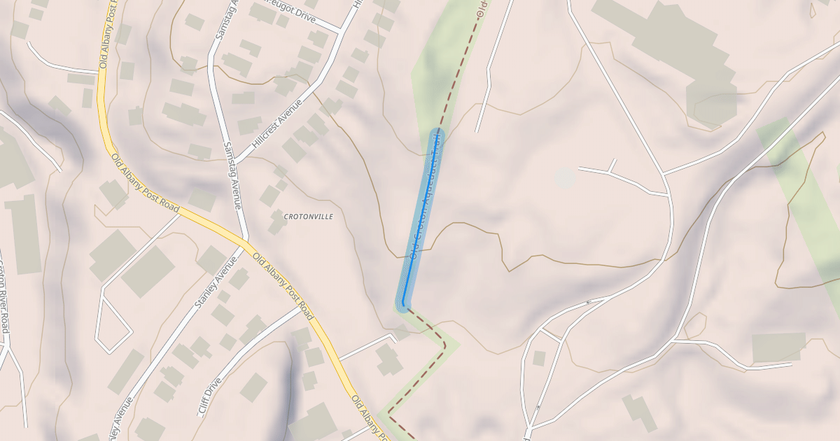 Map preview of Old Croton Aqueduct Trail