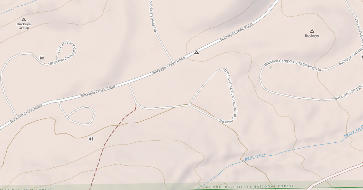 Map preview of BUCKEYE CG 13-21 TENT LOOP
