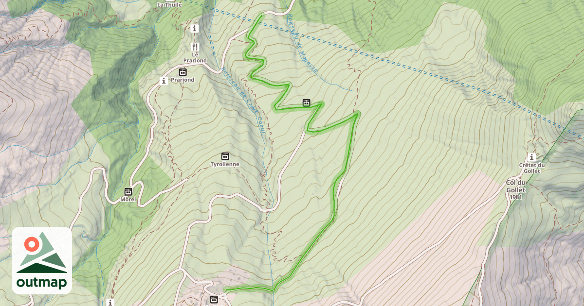 Map of Chemin des pirates