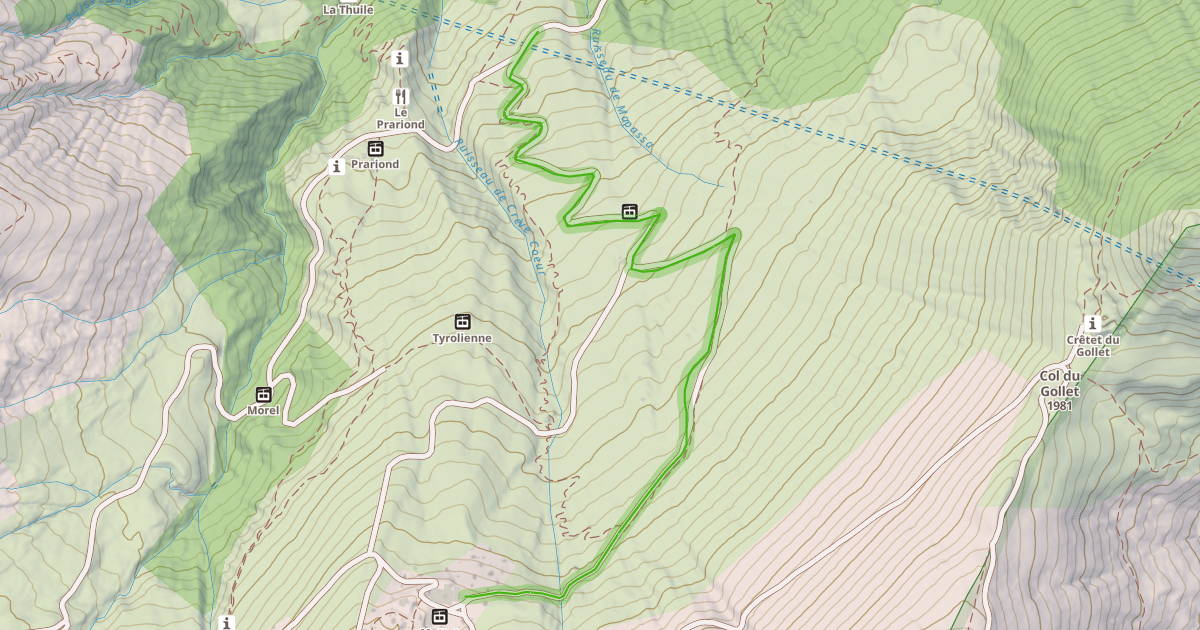 Map preview of Chemin des pirates
