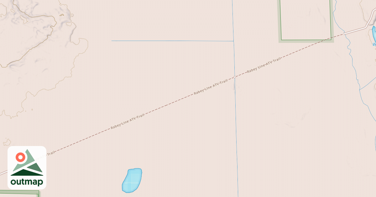 Map of Rabey Line Trail