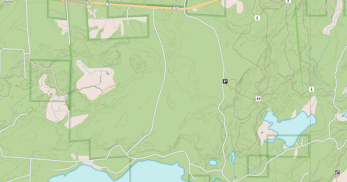 Map preview of Vilas County Snowmobile