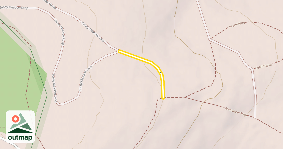 Map of Sunny Meadow Loop