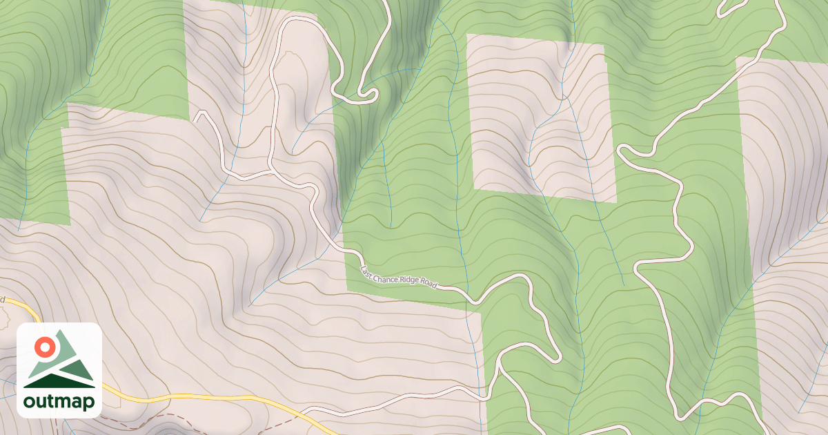 Map of LAST CHANCE RIDGE