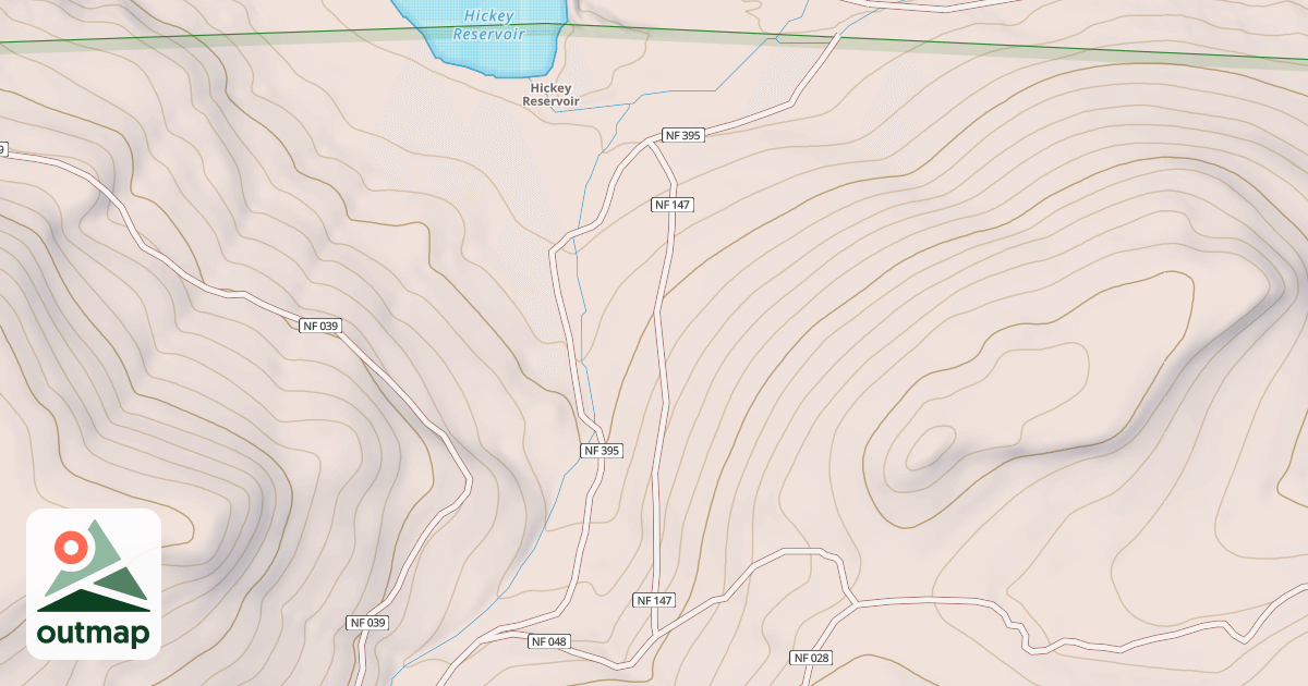 Map of CRANE LAKE