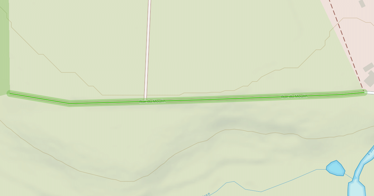 Map preview of Rue du Moulin