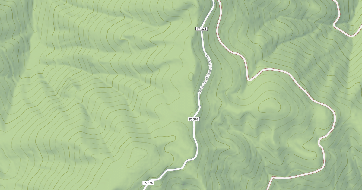 Map preview of HARRIS CREEK SUMMIT