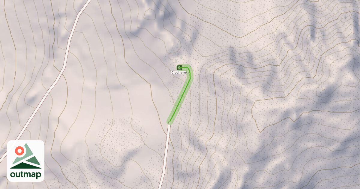 Map of Clapet