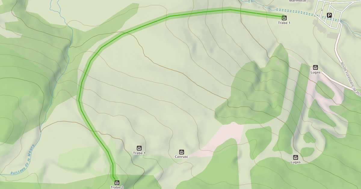 Map preview of Ruisseau