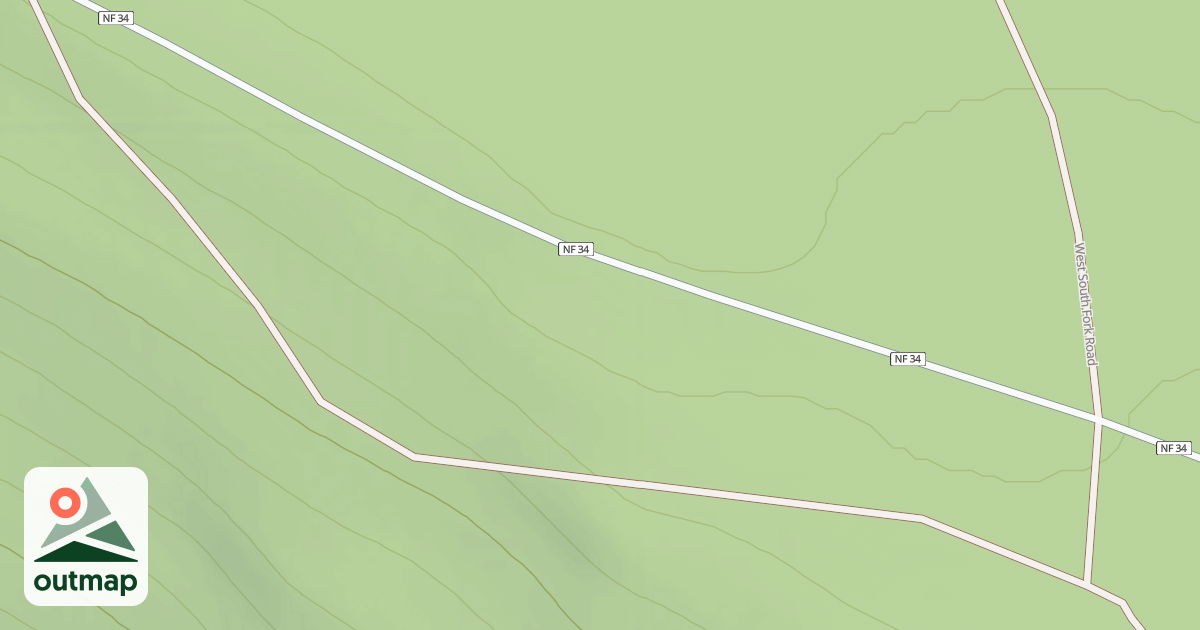 Map of USFS Motor Vehicle Use Map Roads {07B6348A-FEF3-4895-82B7-ED561558B1D2}