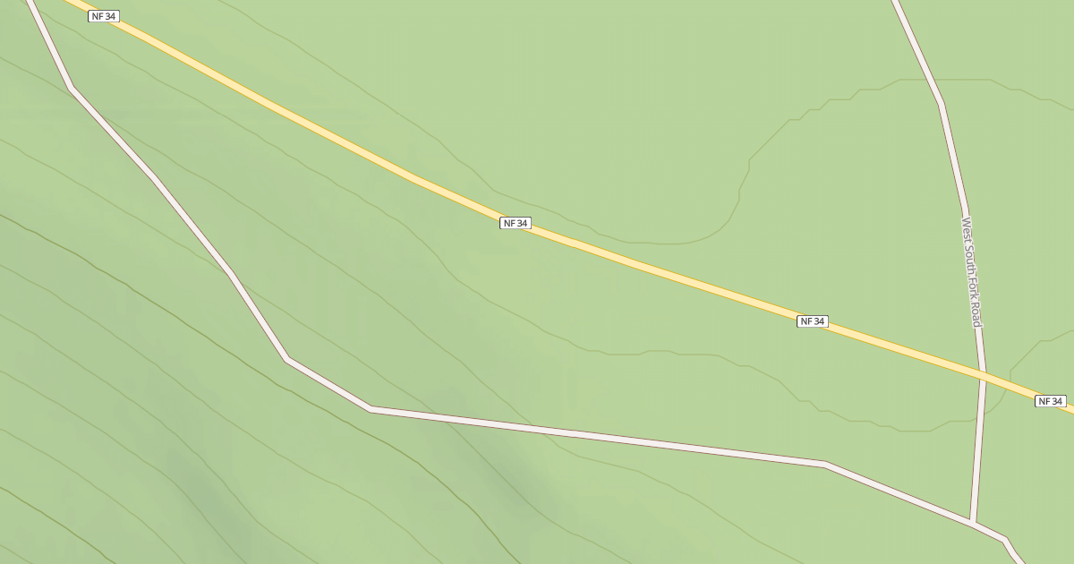 Map preview of USFS Motor Vehicle Use Map Roads {07B6348A-FEF3-4895-82B7-ED561558B1D2}