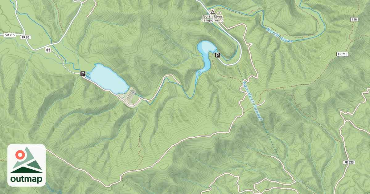 Map of HANKEY MTN