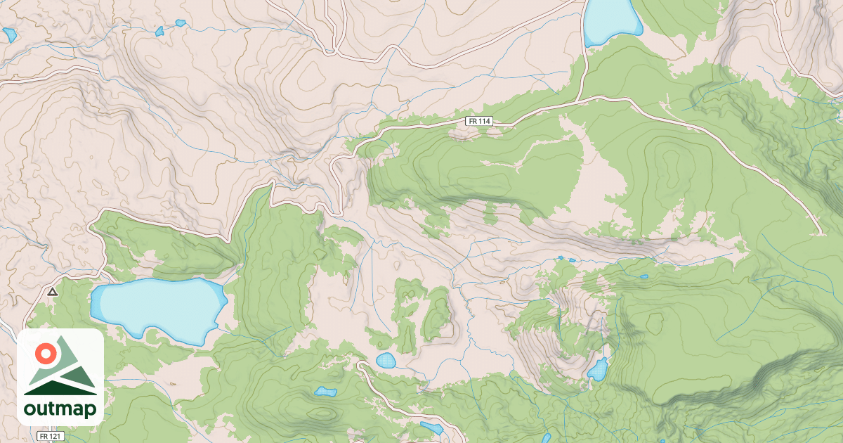 Map of ATKINSON RESERVOIR