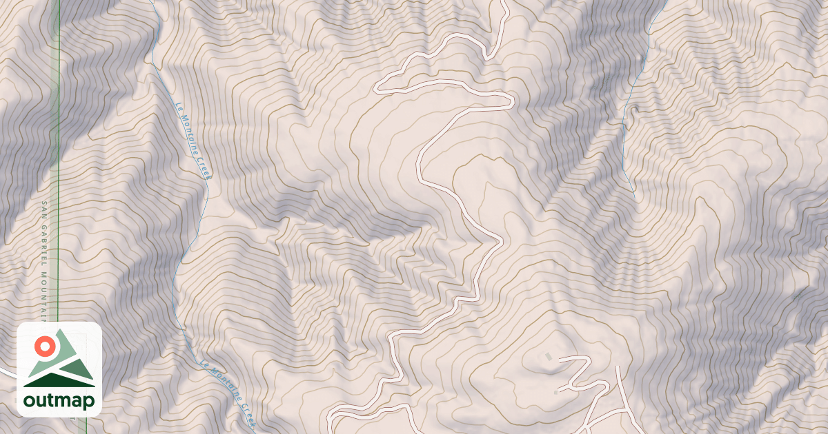 Map of EAST TABLE MTN SPUR