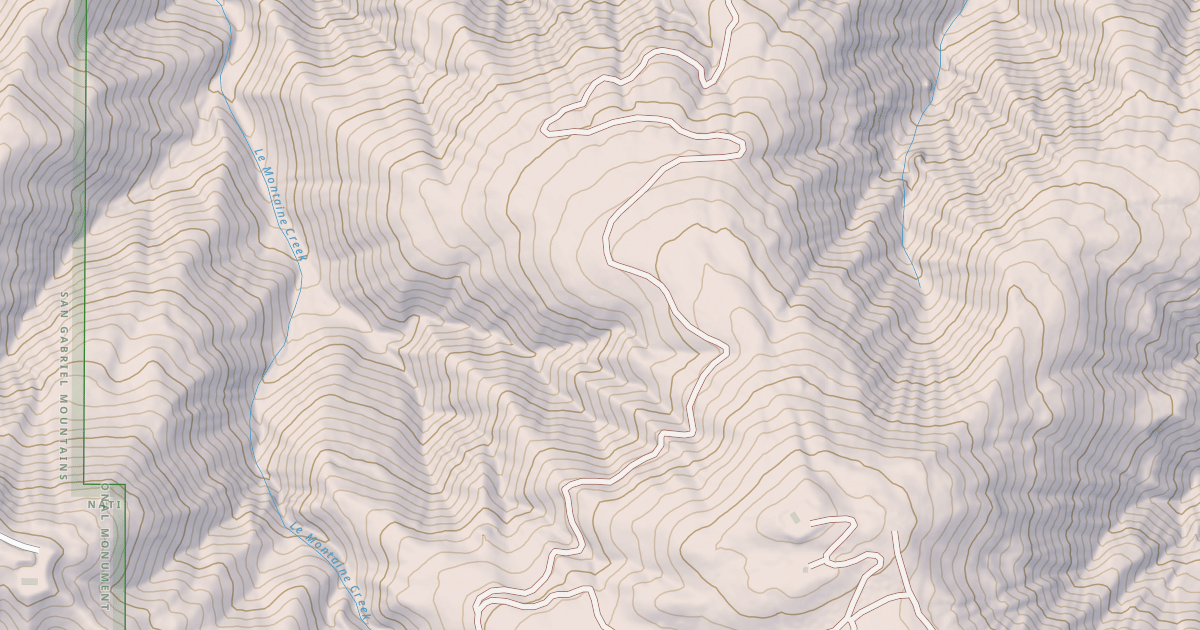 Map preview of EAST TABLE MTN SPUR