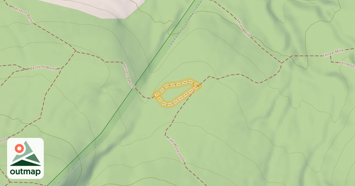 Map of Bartons Loop