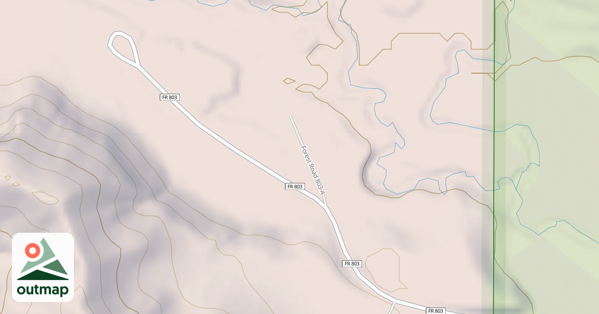 Map of BOOTS & SADDLE TRAILHEAD