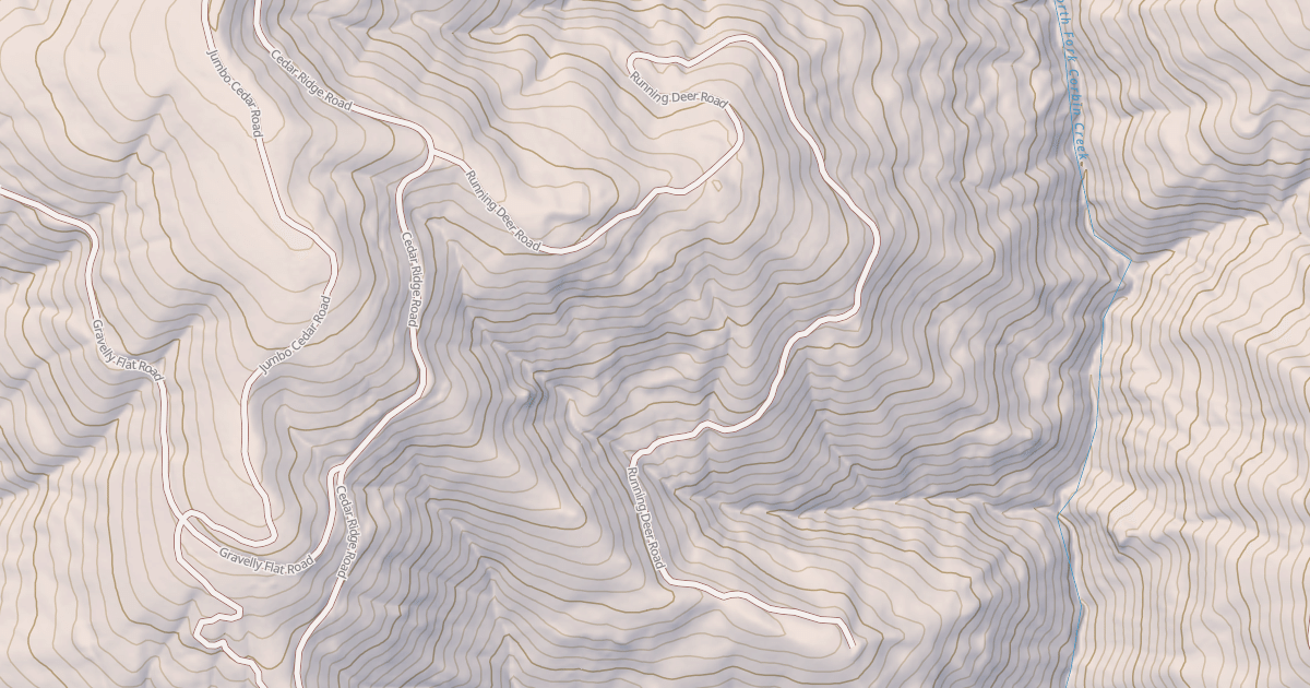 Map preview of RUNNING DEER
