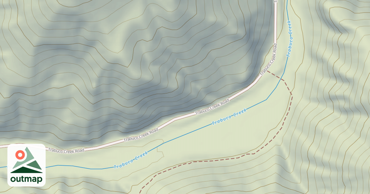 Map of TRABUCO CANYON