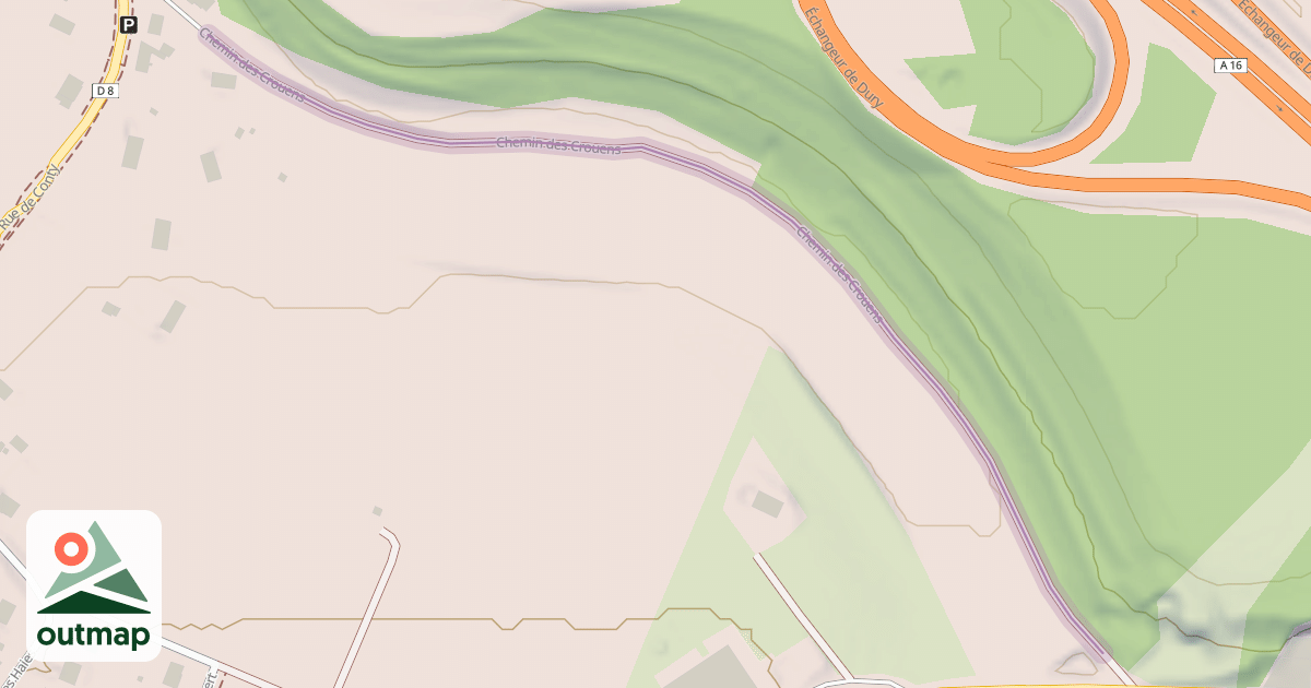 Map of Chemin des Crouens