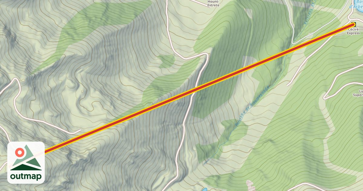 Map of Céciré Express