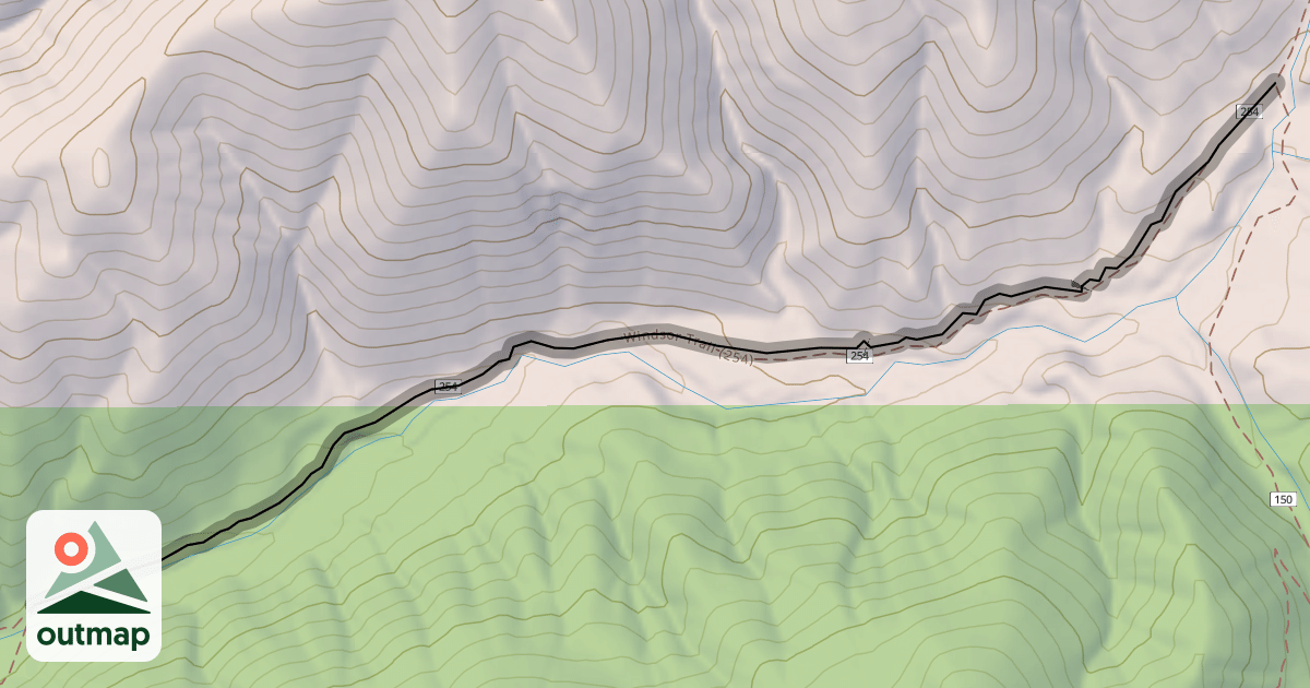 Map of Windsor Trail (254)