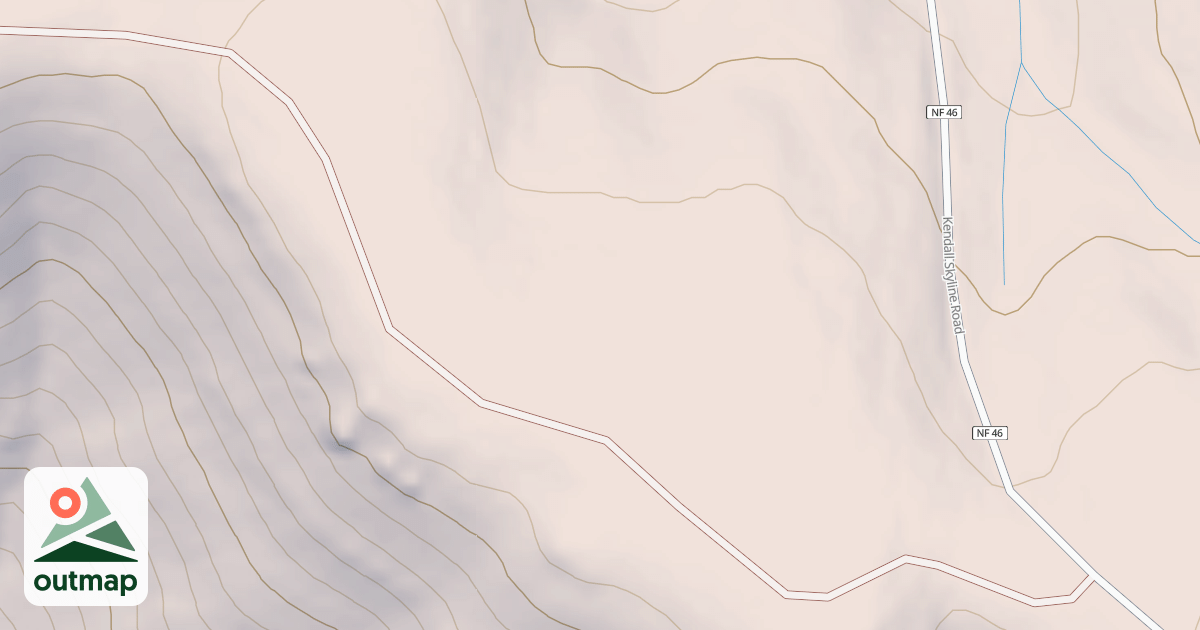 Map of JIM CREEK / LEWIS CREEK DIVIDE