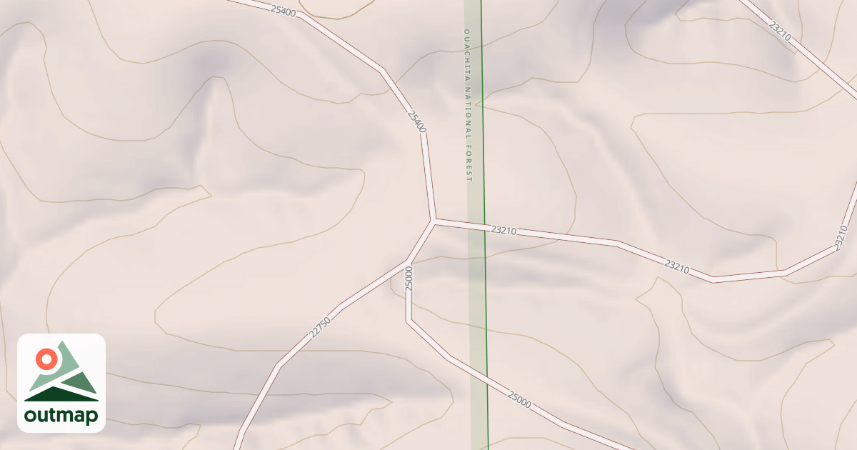 Map of USFS National Forest System Roads {17CA1B73-ABCF-4727-83A3-4DD4CCDC598A}