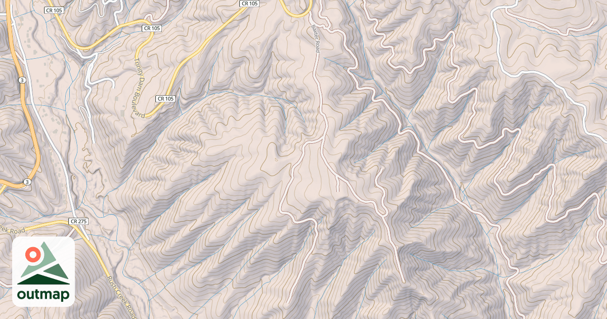 Map of BAXTER