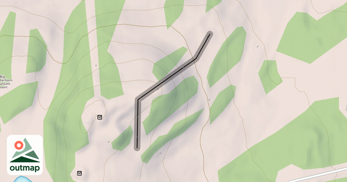 Map of Vertical Drop