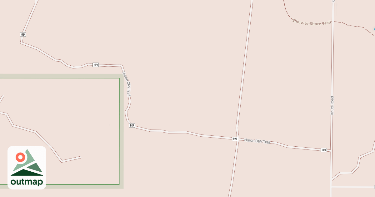 Map of Huron Orv, Smt/huron Orv Trail