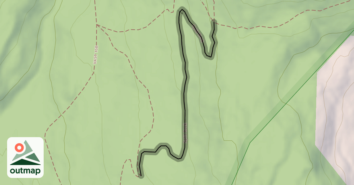 Map of Split Rock
