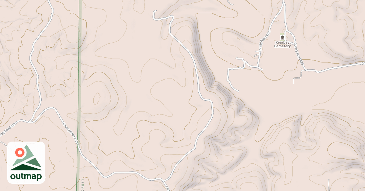 Map of PINHOOK