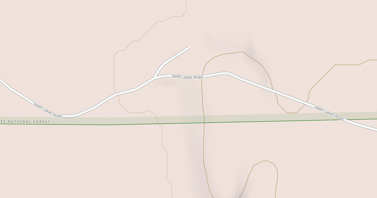 Map preview of SWAN LAKE GULCH