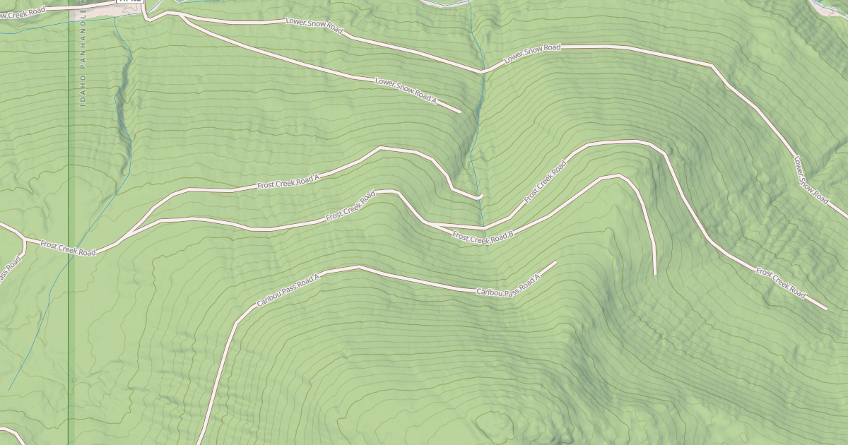 Map preview of FROST CREEK