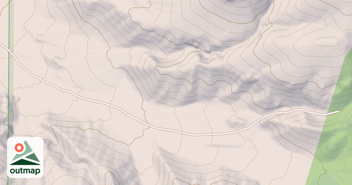 Map of DRY CANYON