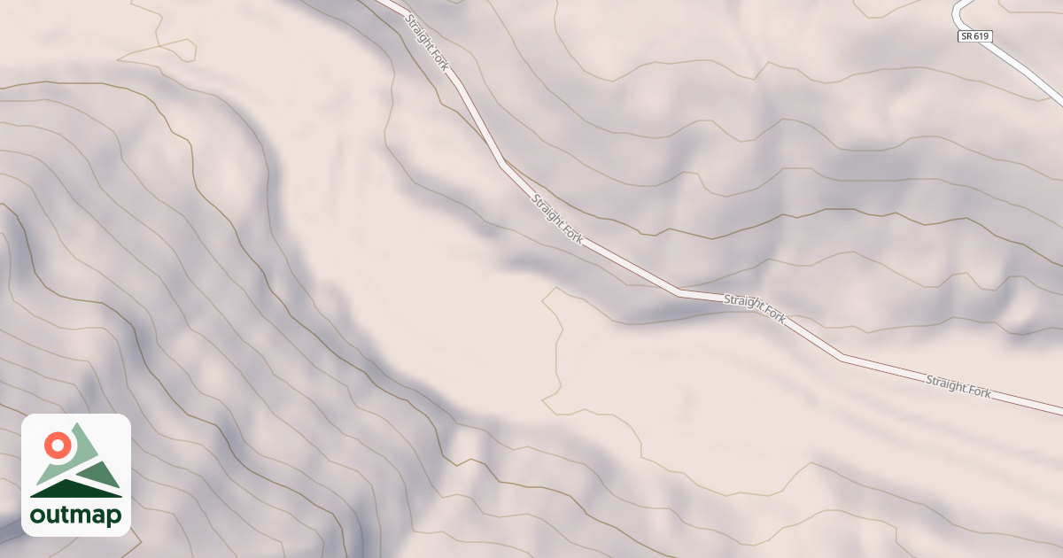 Map of DEVILS FORK