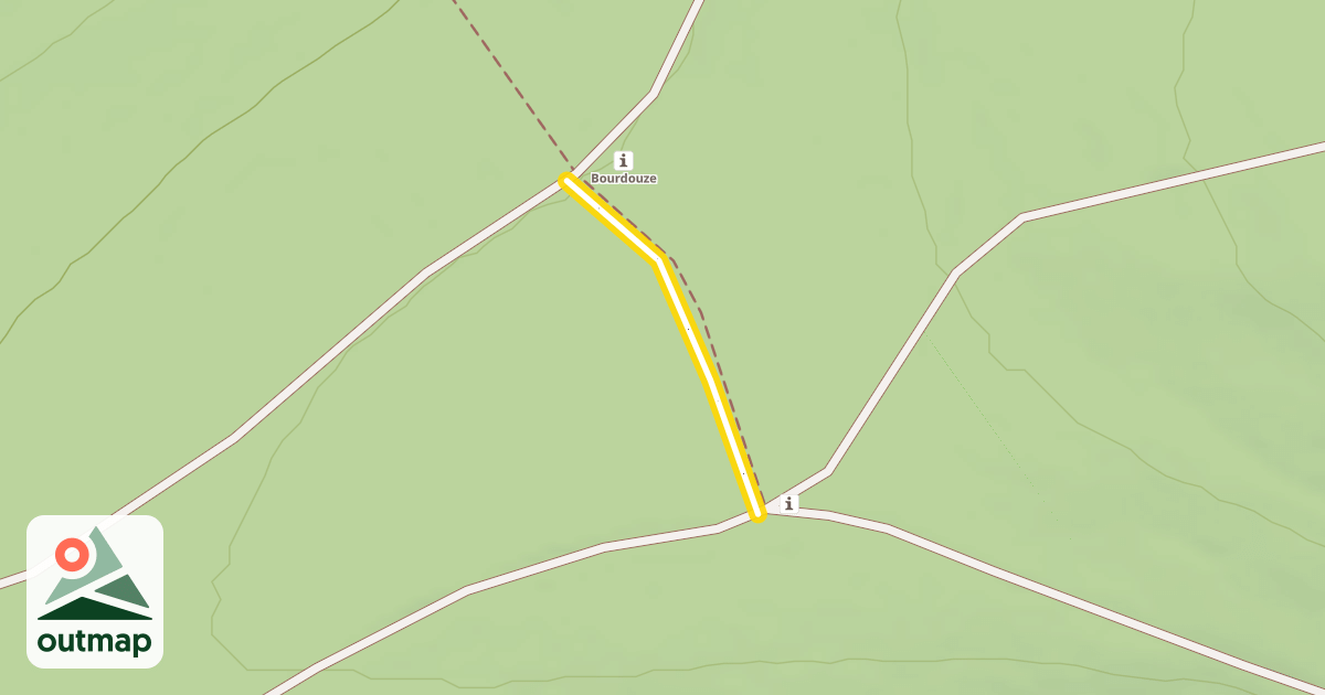 Map of Chaubouret Bleu