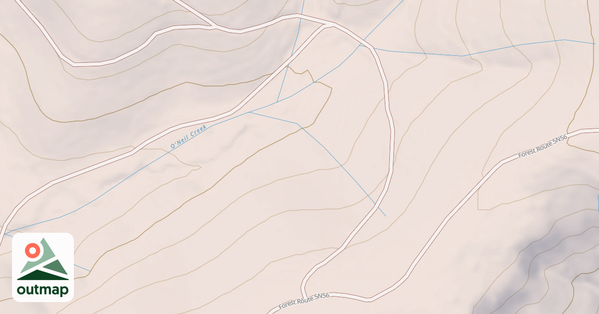 Map of USFS Motor Vehicle Use Map Trails 321922010602