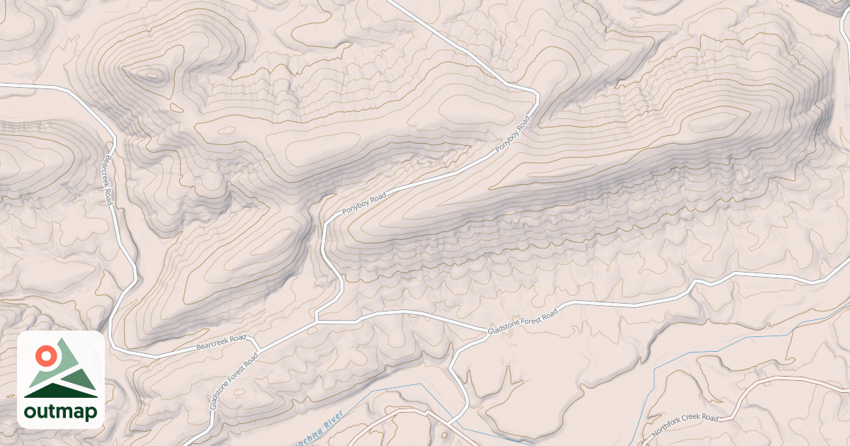 Map of POTATO HILL