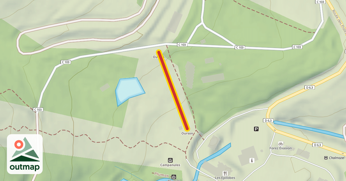 Map of Ourson